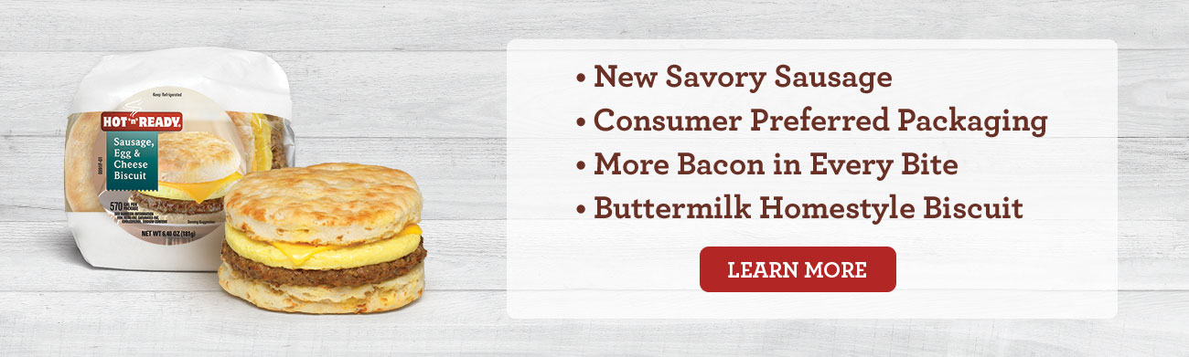 SAUSAGE, EGG & CHEESE BISCUIT